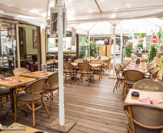 Le Wilson à arles - mobilier coulomb - mobilier professionnel - CHR - restaurant