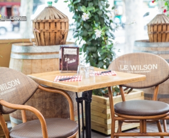 Le Wilson à arles - mobilier coulomb - mobilier professionnel - CHR - restaurant