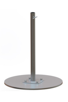 PIED DE PARASOL PLATINE – DIA 500 